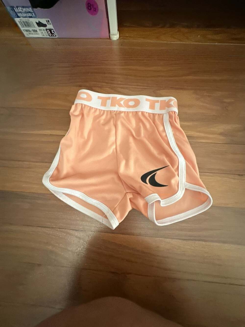 TKO Orange Athletic Dolphin Shorts with White Trim